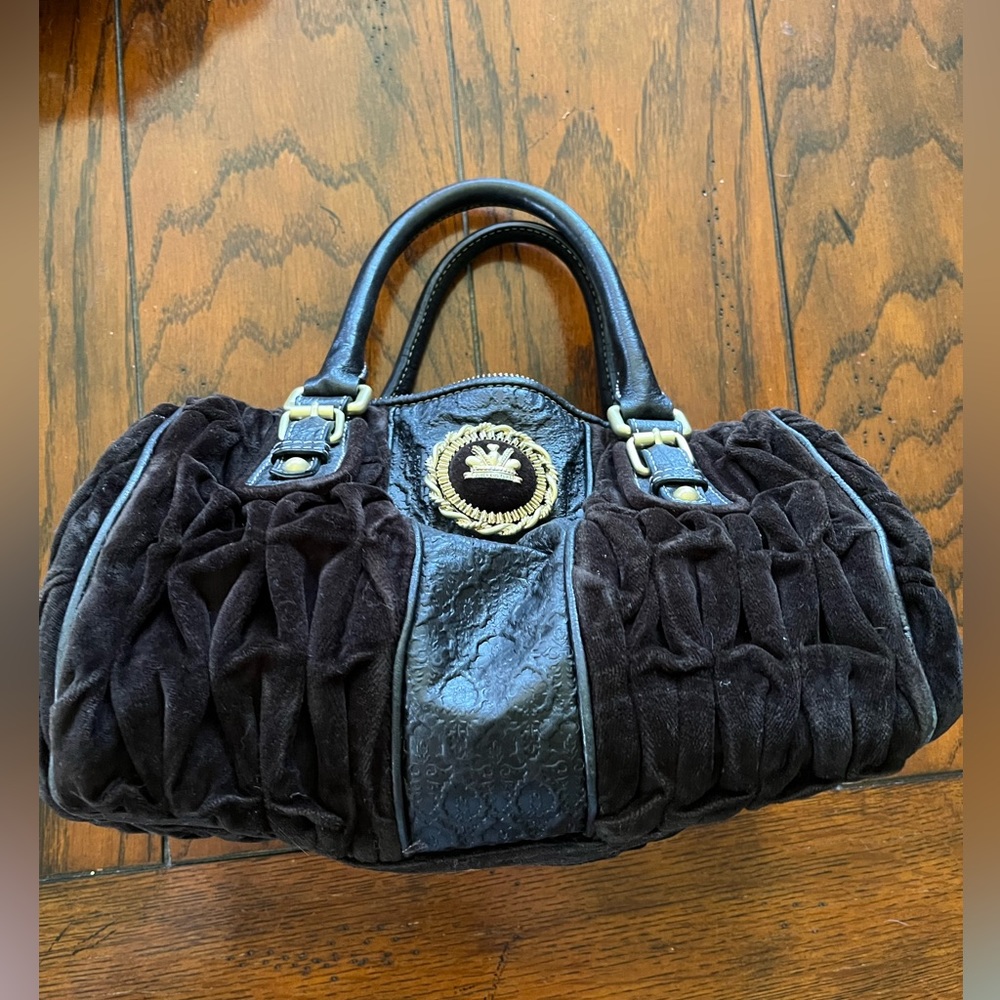 Juicy couture velvet bag